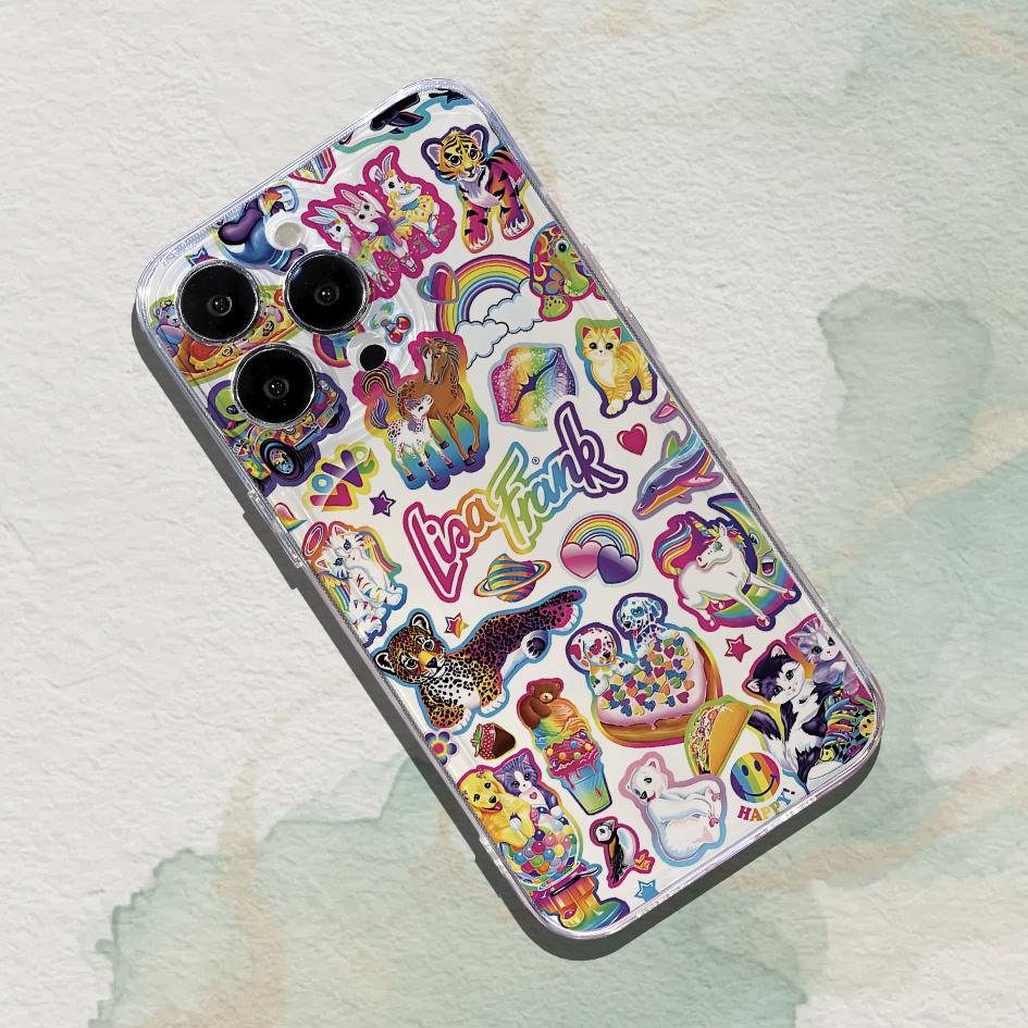 Colorful Food Patterns Soft Phone Case For IPhone 17 Air 11 13 14 12 15 16 Pro Max Plus Bumper TPU Back Cover
