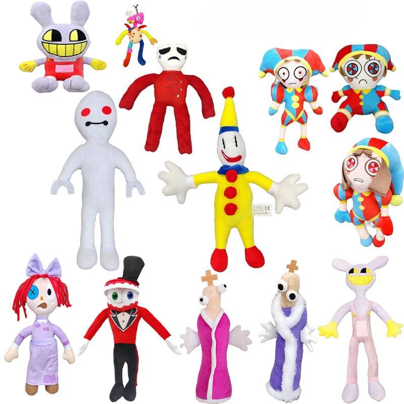 The Amazing Digital Circus Maid Jax Plush Toy Anime Plushies Kawaii Cute Stuffed Doll Pillow Kids Birthday Christmas Gifts Toys