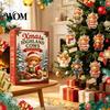 24 Day Advent Calendar Highland Cow Calendars 2026, 2D Acrylic Ornaments, Days Christmas for Adults Countdown with Collectible Mini Figures Farmhouse