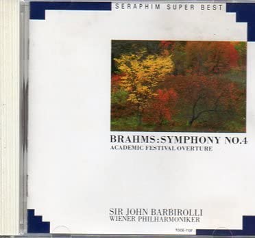 

CD WIENER PHILHARMONIKER - Brahms: Symphony No. 4 TOCE7137 Japan Classical Used