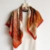 Floral Plaid Printed Square Scarf Women S Fashionable Shawl