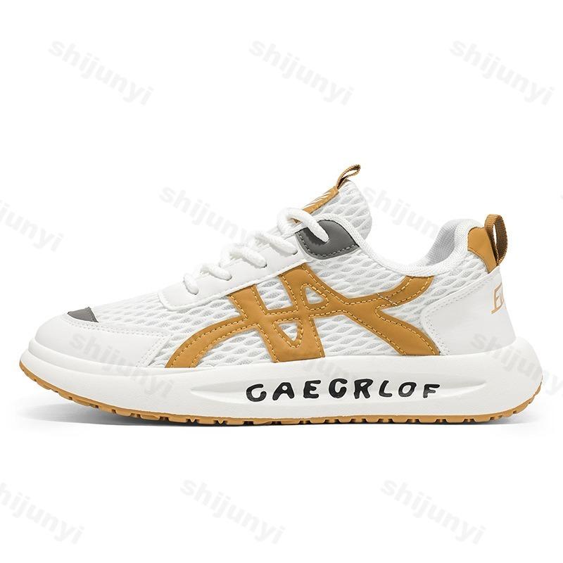 Men's Casual Sports Shoes Autumn 2025 Comfortable Non Slip Breathable Outdoor Running Shoes Lace Up Fashion Vulcanized Shoes