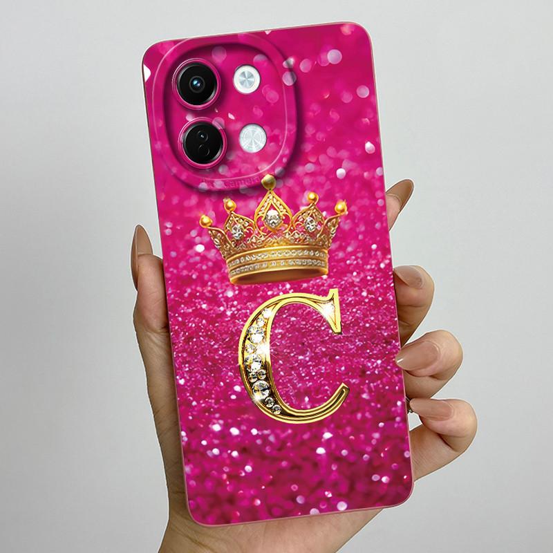 For Tecno Spark 30 5G Case KL8 Phone Cover Crown Letter Soft Silicone Funda for Techno Spark 30 5G Back Shell Spark30 5G Bumper