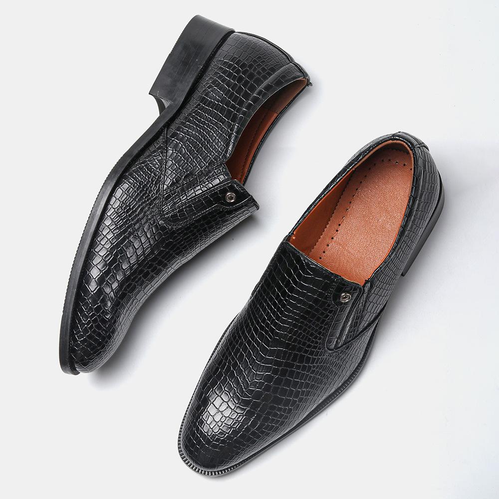 Fashion Men Leather Shoes Comfortable Stylish Business Gentleman's Mens Classic Shoes 2024