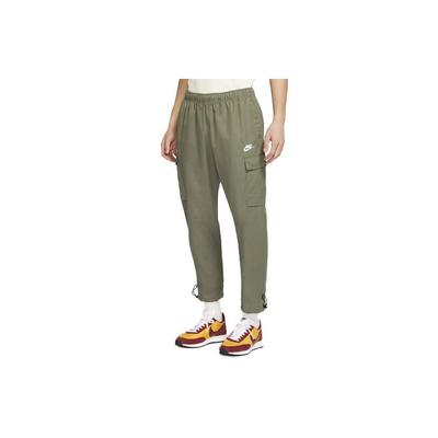 Sportswear Logo Embroidered Twill Cargo Pants Men Bottoms Army-Green CU4326-380