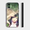 W-Weathering With You Animation Phone Case For IPhone 17 Air 16 15 14 13 Pro Max 11 12 Black Silicone Cover