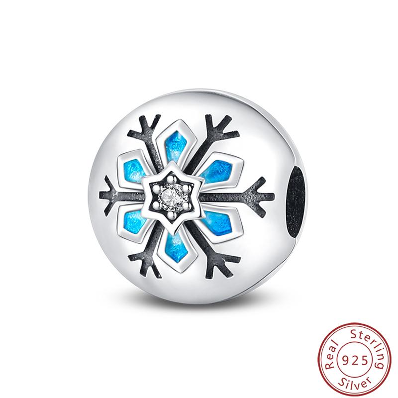 Copper Romantic Christmas Snowman Gingerbread Santa Claus Charms Bead Fit 3Mm Diy Fine Jewelry Accessories