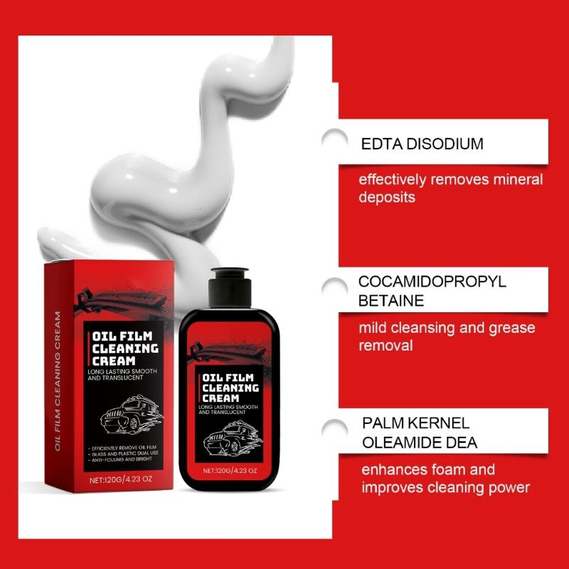 Window Restorer Cleaner Oil Film Remover Cleaning Tool for Rainy Days Enhanced Nighttime Visibility Spotless Windscreen