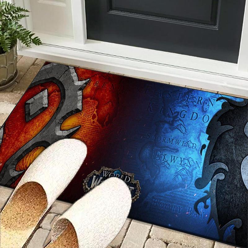 Warcraft Game Office Rug Chair Mat, Game Carpet, Suitable for Front Door, Bedroom, Living Room, Desk, Holiday Gift