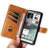 For Nothing Phone (3) 5G Wallet Case T-Shape Lines Leather Phone Cover Stand