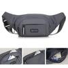Men's Large Capacity Waterproof Waist Bag, Casual Nylon Anti-theft Chest Bag, Outdoor Travel Fanny Pack for Phone & Essentials