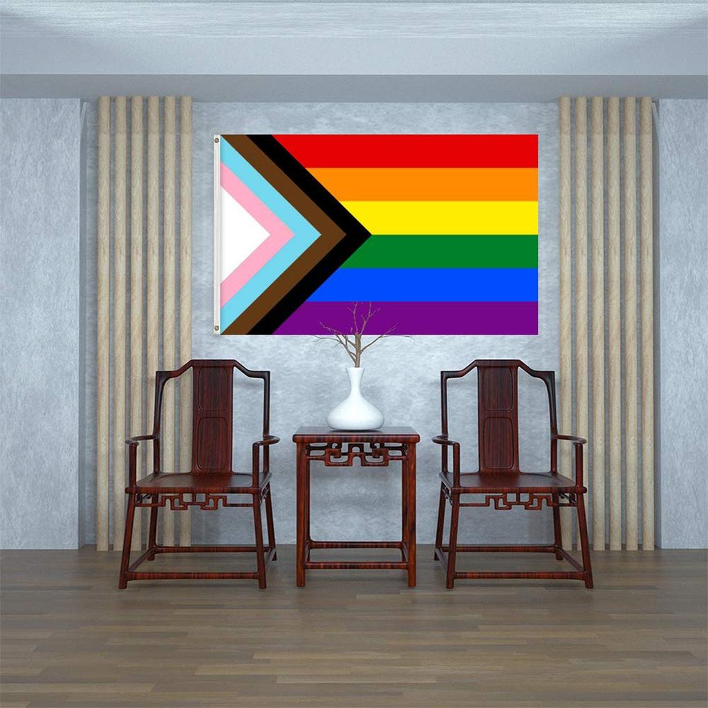 Flag Stripes Flag UV Fade Resistant And Canvas Header