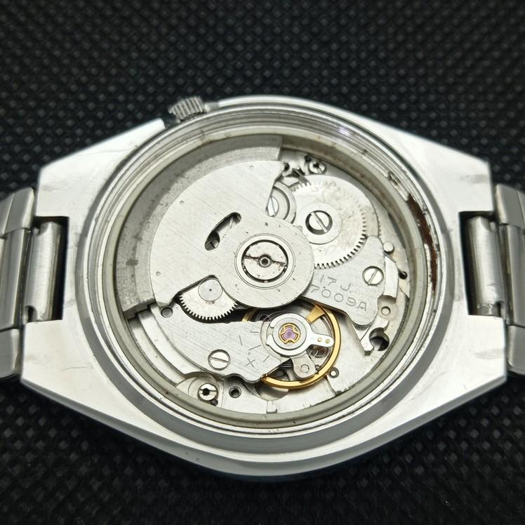 MONTRE VINTAGE SEIKO 5 AUTOMATIQUE 7009A JAPON POUR HOMMES CADRAN ORIGINAL a415772-2 SKU621d-a415772