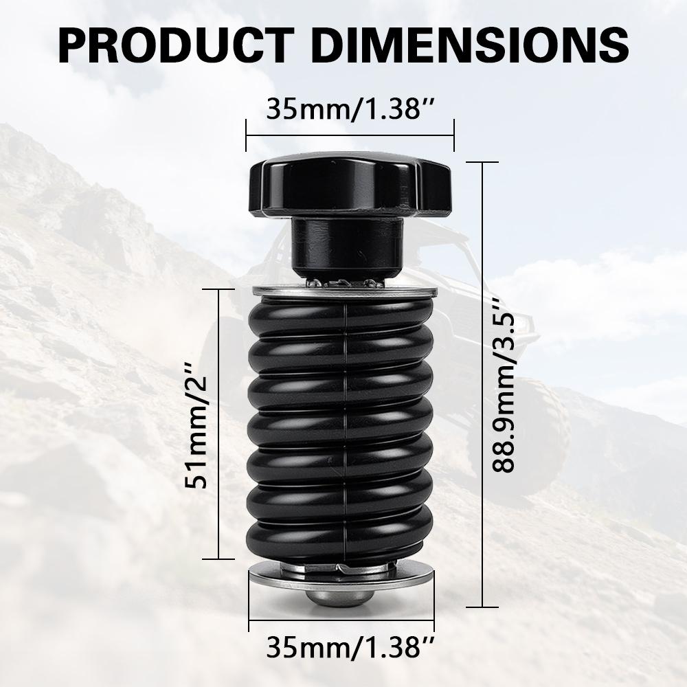 4/6/8pcs Rubber Tie Down Anchors Lock Ride For UTV ATV For Polaris Ranger 500 700 800 1000XP Sportsman 110 400 450 Accessories