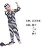 Halloween Halloween Prisoner Clothing Sexy Violent Male Prisoner Adult Male Prisoner Uniform Child Prisoner Suit