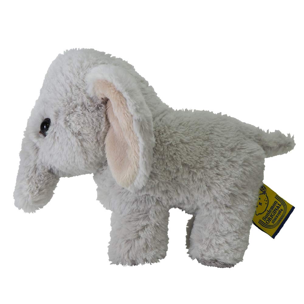 SunLemon Fluffy's Elephant, Small, 17 x 14 x 19 cm, Plush Animal, P-6002