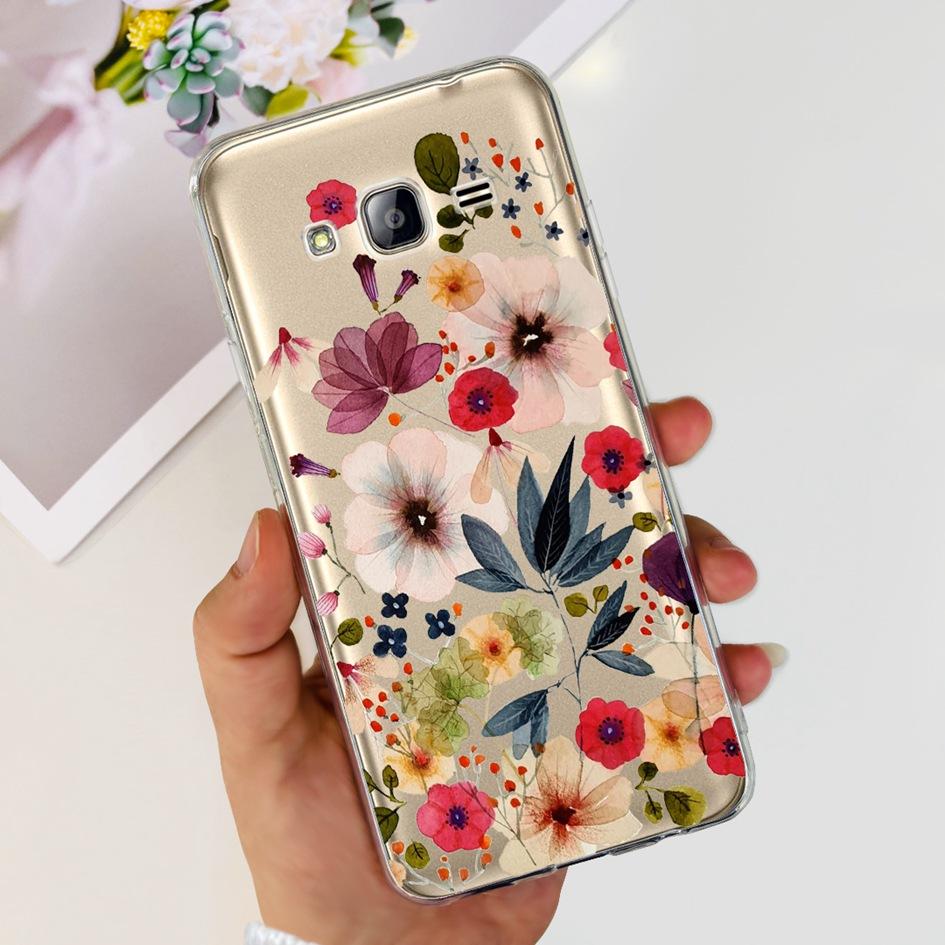 For Samsung Galaxy Grand Prime Case G530 G530H G531 G531H G531F SM-G531F Clear Cover Fashion Flower Soft TPU Silicone Phone Case