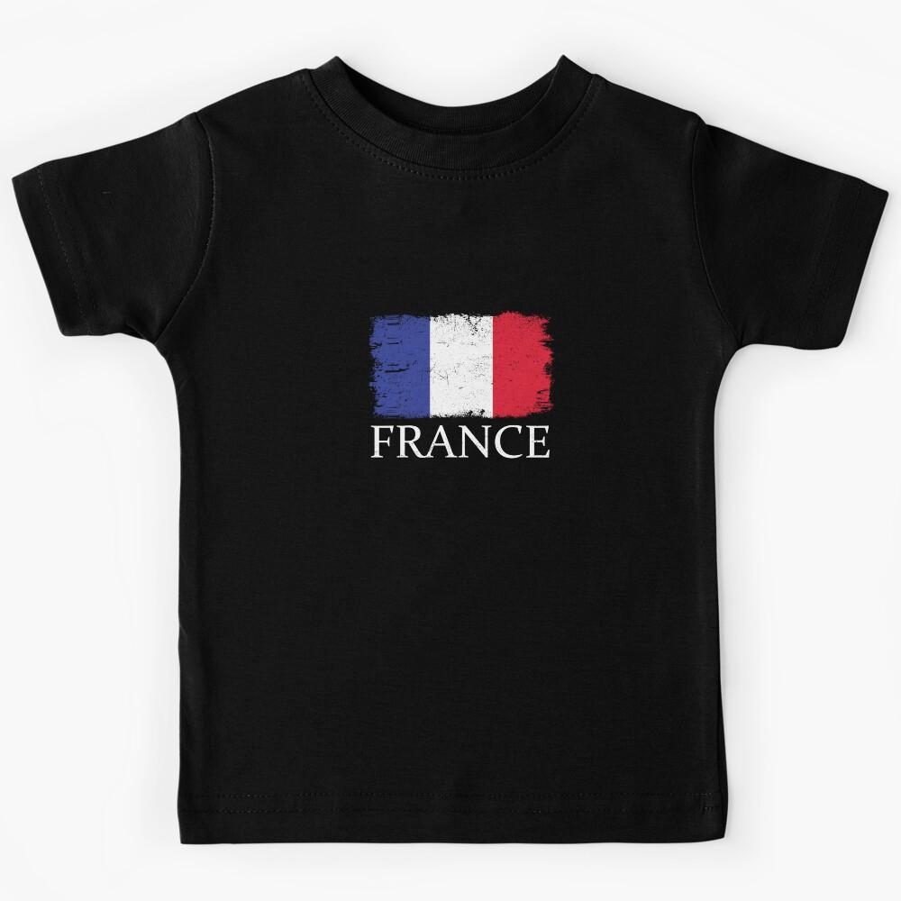 France Country Flag France Tourist France Country Team Kids T-Shirt 100