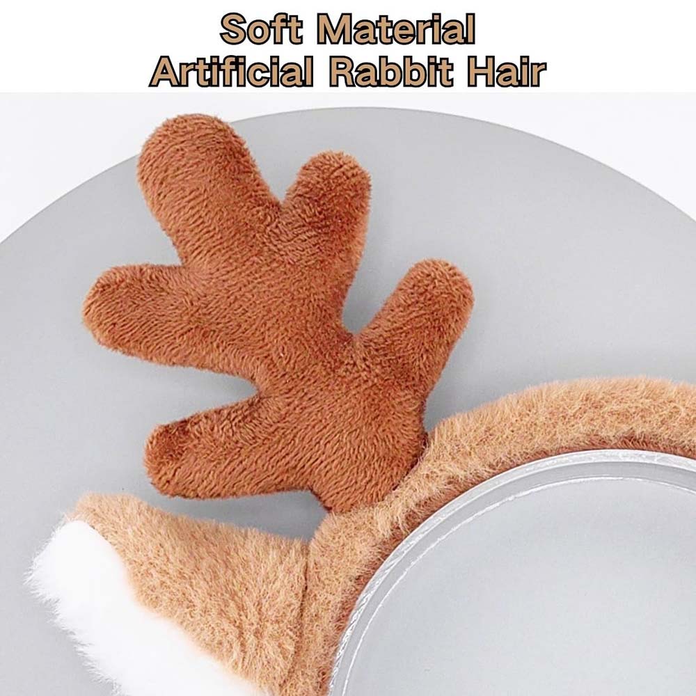 1Pc Deer Antlers Headband Reindeer Headband Xmas Halloween Women Reindeer Costume