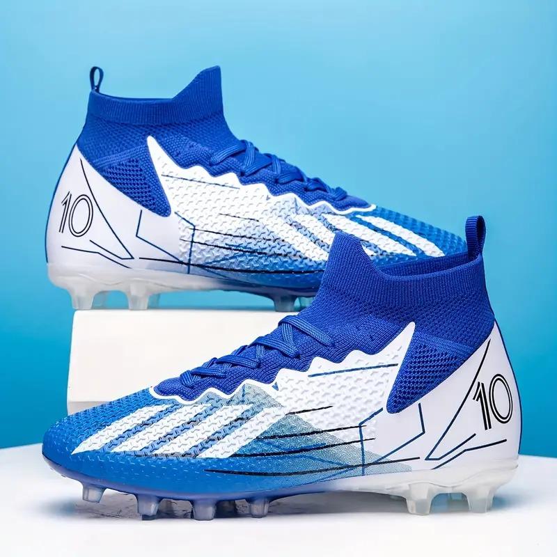 Мужские универсальные футбольные бутсы SpikeTech High Top для футбола 38 фиолетовый — фото 7