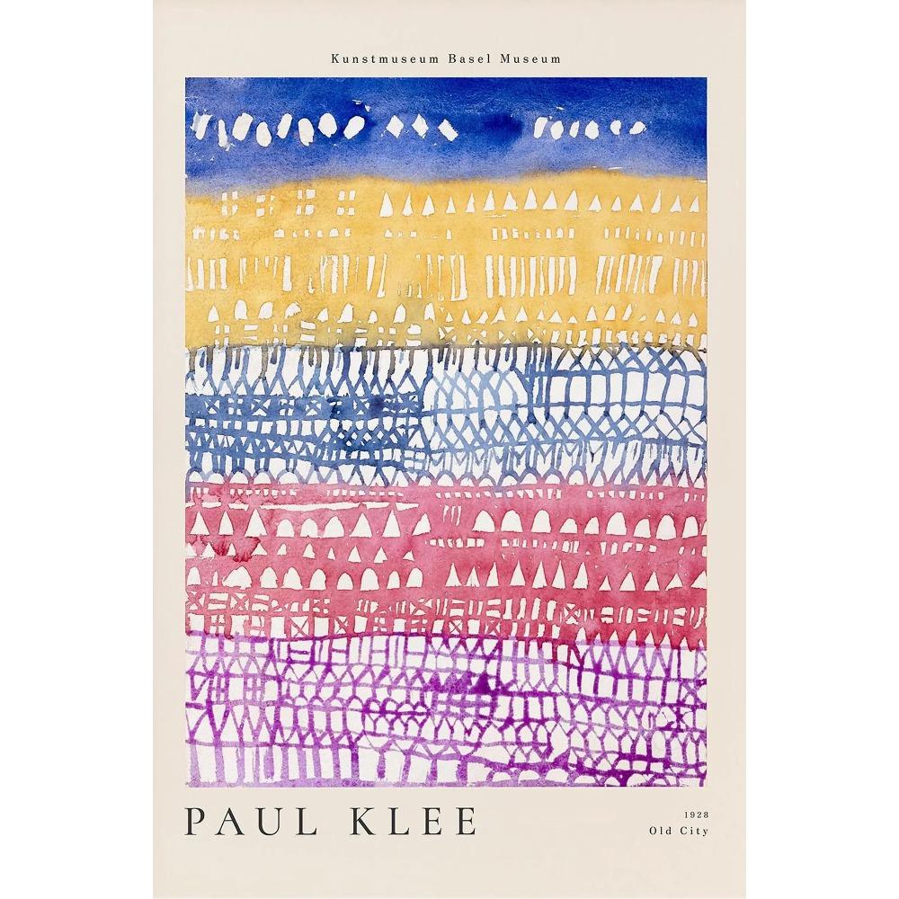 Modern Abstract Paul Klee Exhibition Posters Colorful Canvas Minimalist Canvas Painting Wall Pictures Art Home Living Room Decor