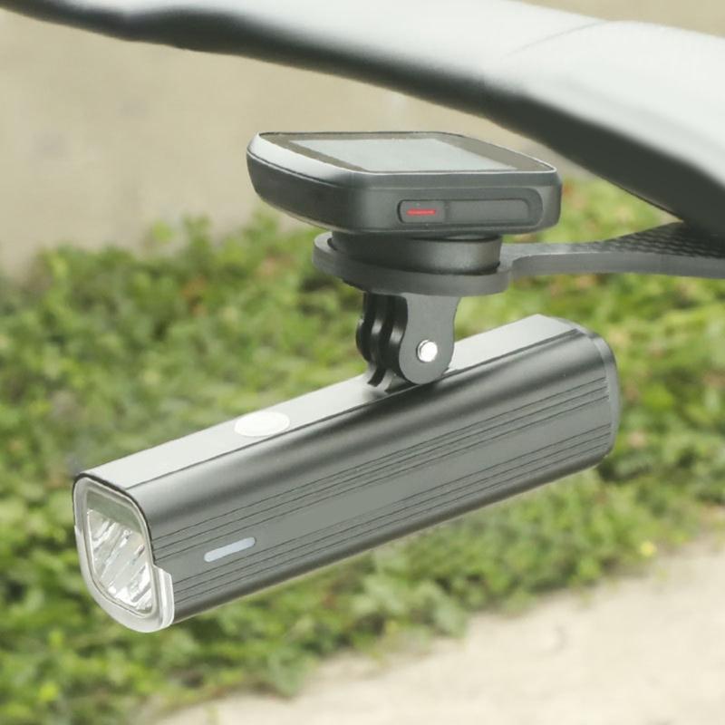 Bicycles Handlebar Combo Mount Adjustable Out Front Computer Mount Carbon Fiber Bike Stem Mount Easy to Install