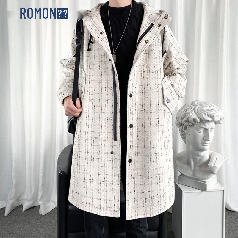 

ROMON Мужской тренч средней длины в стиле business casual M