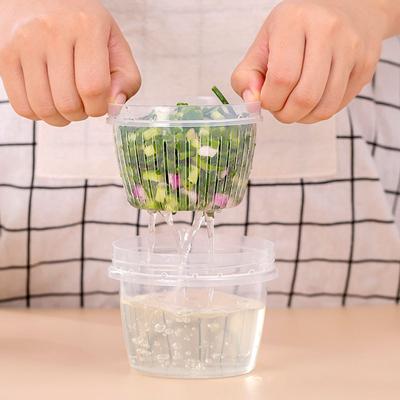 Przenośny dwupoziomowy, stackowalny, owalny, plastikowy pojemnik do przechowywania świeżości na imbir, czosnek i cebulę