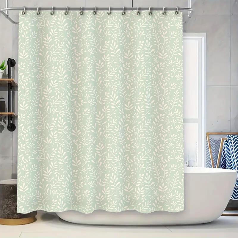 

Vintage Style Bathroom Decor Shower Curtain: Classic French Garden Print With Victorian Family, Trees Landscapes For Home Decora W60H190(CM)-1 Pcs