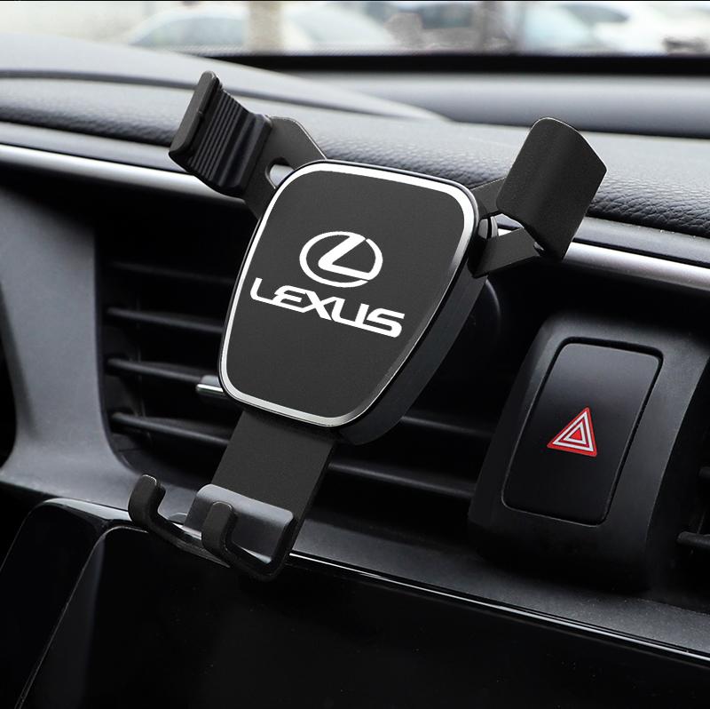 1Pcs Car Phone Holder Gravity Sensing Air Vent Stand Accessories For Lexus CT ES GS NX IS250 CT200h IS300h ES300h ERX400h NX300hJE2