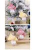 Christmas Mushroom Pendant Desktop Decoration Ornament for Tree Hanging
