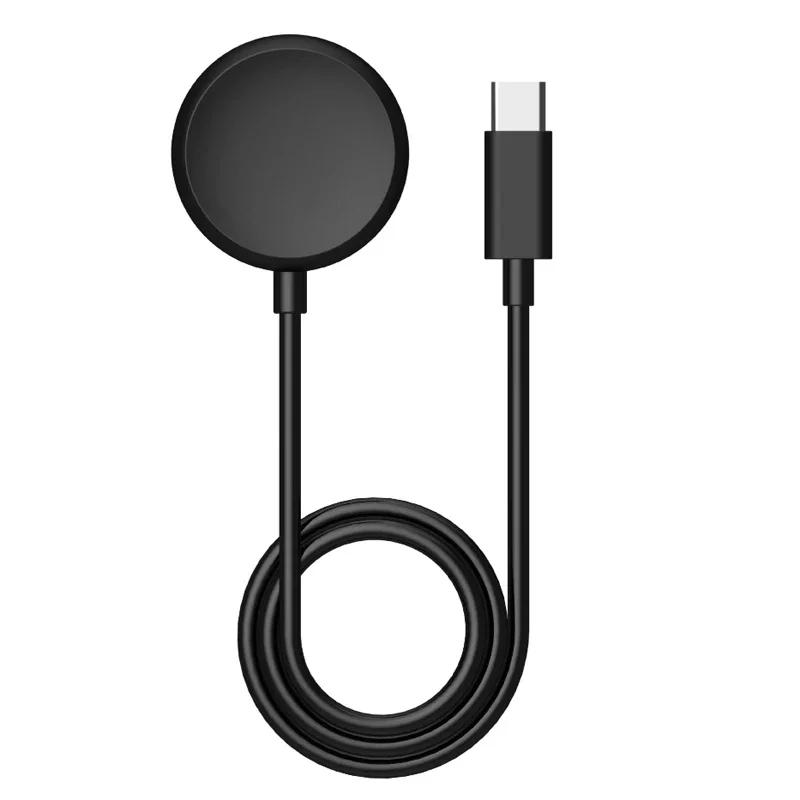 Type C Dokkladeradapter for Google Pixel Watch Smartklokke Magnetisk USB Ladekabel Base Ledning Tilbehør