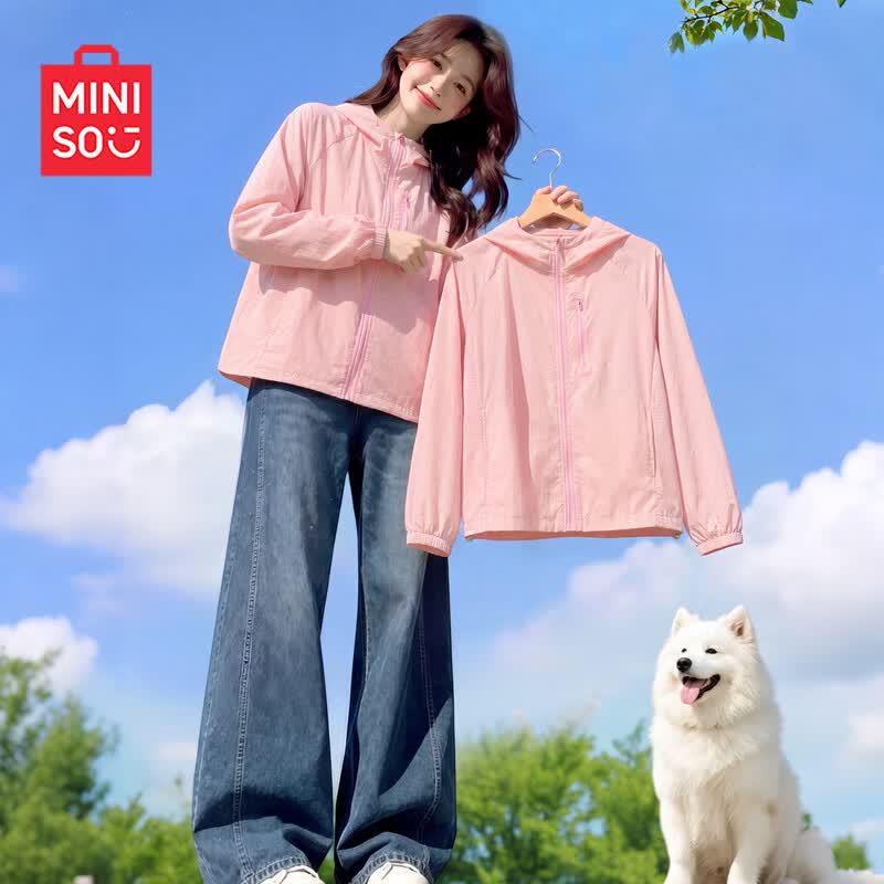Женская охлаждающая солнцезащитная куртка MINISO с защитой UPF50+ L