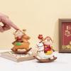 Chinese Style God of Wealth Figurine Year of The Horse Rocking Horse Ornament  New Year Gift