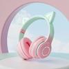 Gradient Luminous Cat Ear Bluetooth Gaming Headset
