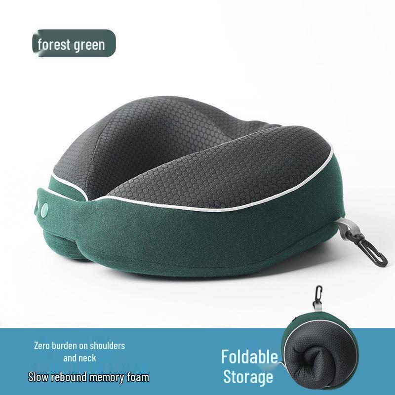 

Kashicong Memory Foam Collapsible Travel Neck Pillow Standard