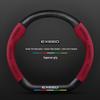 Genuine Leather & Carbon Fiber Steering Wheel Cover for Exeed TX - Suede, Anti-Slip, All-Season.