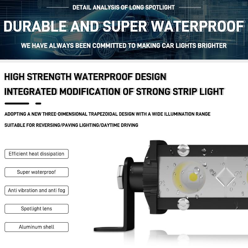 6 LED Work Light Bar Driving Spotlight Running Light Super Bright for Tractor Truck Atv Car Fog Lamp Accessories 12V