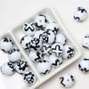 10PCS Acrylic Halloween DIY Jewelry Bead Cartoon Hand Drawn Acrylic Beads  Making Jewelry
