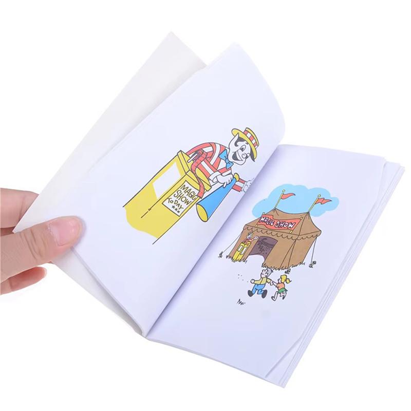 Magic Coloring Book Magic Tricks Magie Book Stage Prop Gimmick Mentalism Funny Simple Magic Props Suitable for Beginners TMZ