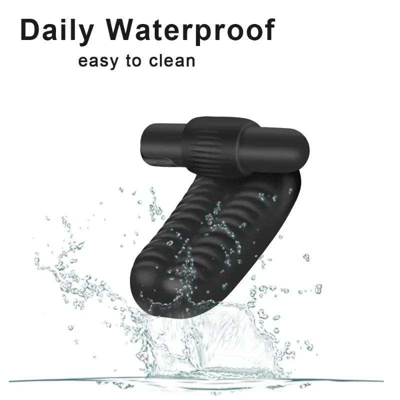 Silicone Finger Vibrator for Women Clit Stimulator G-spot Vibrator Clitoral Stimulation Massager Female Masturbation Sex Product