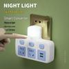 Multifunctional Wireless Surge Protector Power Strip with USB and Night Light