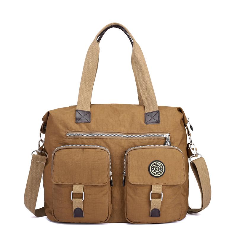 Women's Large Tote Bag with Multiple Pockets – Stylish Multi-Color Shoulder Bag for Work, Shopping & Travel