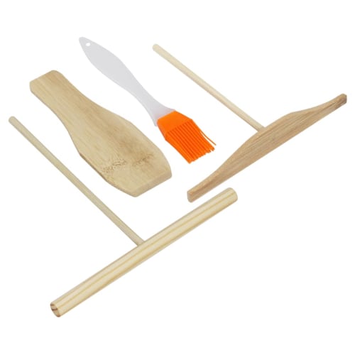 

Audiophile Crepe Dragonfly Crepe Spatula, Crepe Dragonfly for Crepes, Versatile Crepe Spatula for Pancakes, T-Shaped, Square, and Round, Wooden Crepe