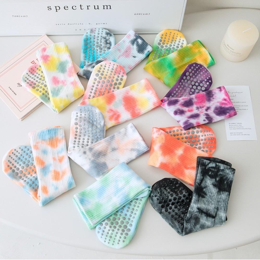 Colorful Yoga Pilates Socks Cotton Floor Socks Fashion Compression Socks Dance Fitness Training