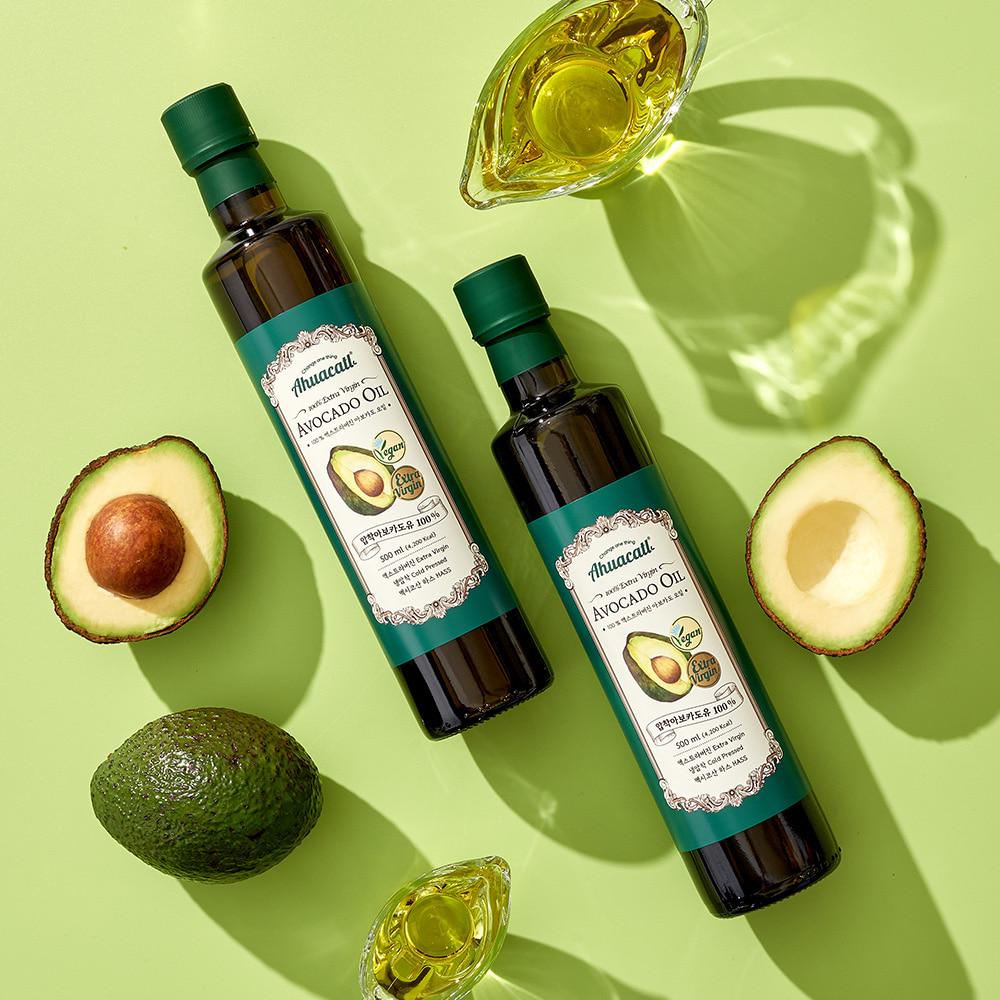Botu Ahucatl Extra Virgin Avocado Oil 500ml Large Size 2 Bottles