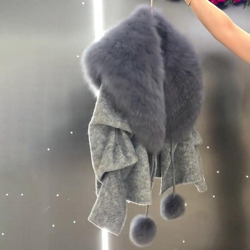 Winter new temperament loose cardigan wool lapel jacket fashionable and thin short woolen jacket