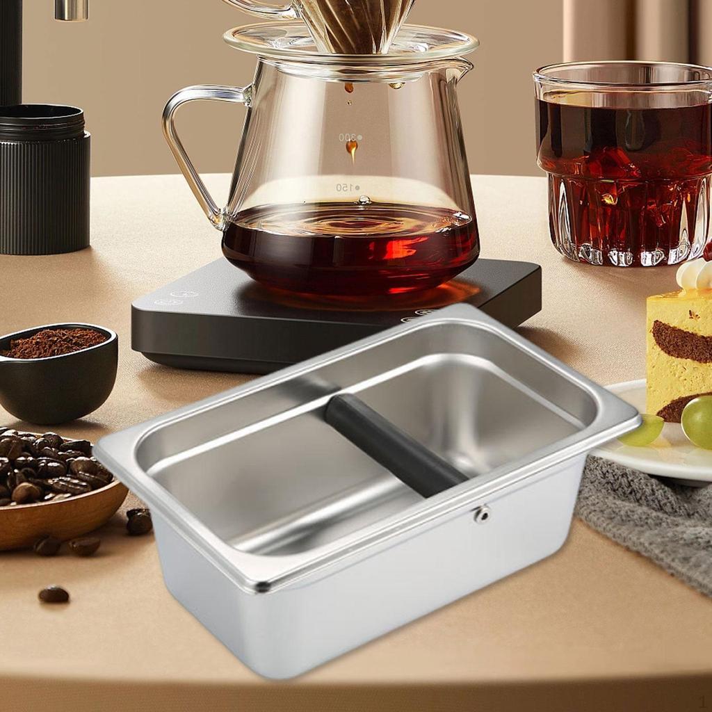 Grounds Tray, Metal Coffee Machine Accessory, Practical Collection, Easy Maintenance, Suitable for