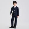 Spring/Summer Kids' British College Style Navy Blue Kindergarten Uniform Set for Performances
