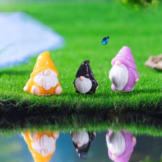 14Pcs Micro Landscape Ornament Mini Gnome Easter Figure Miniature Garden Decoration Mini Potted Plant Accessories
